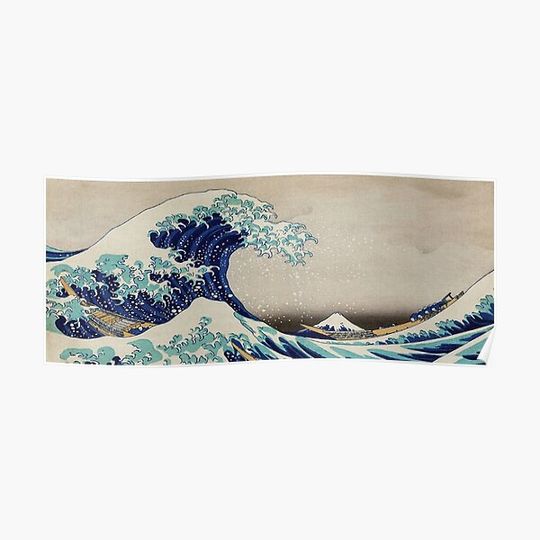 Discover The Great Wave Off Kanagawa Premium Matte Vertical Poster