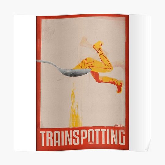 Discover TRAINSPOTTING MOVIE FILM AESTHETIC POSTER Premium Matte Vertical Poster