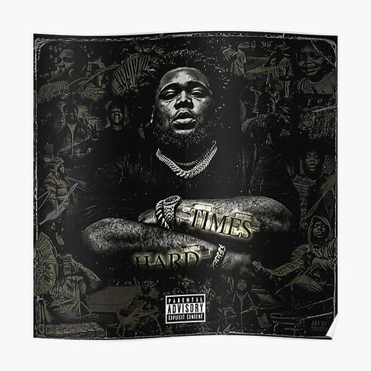 Discover rod wave soulfly album cover Premium Matte Vertical Poster