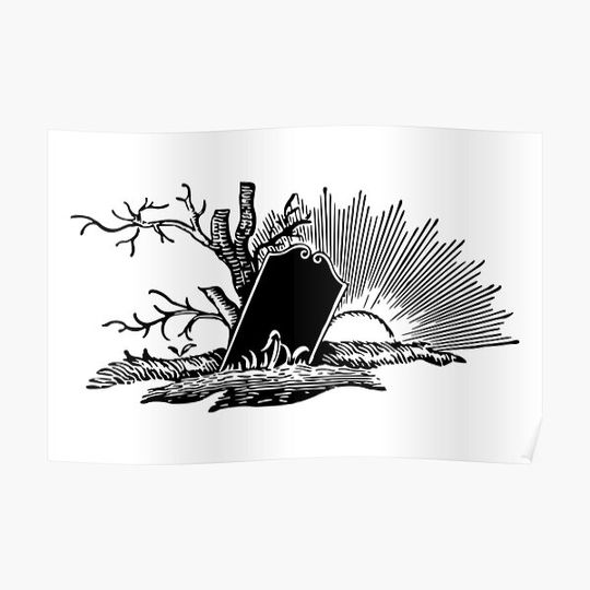 Discover Gravestone Premium Matte Vertical Poster