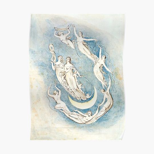 Discover HD Our Time is Fix’d, by William Blake HIGH DEFINITION Premium Matte Vertical Poster