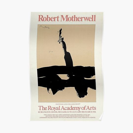Discover Robert Motherwell Design Premium Matte Vertical Poster