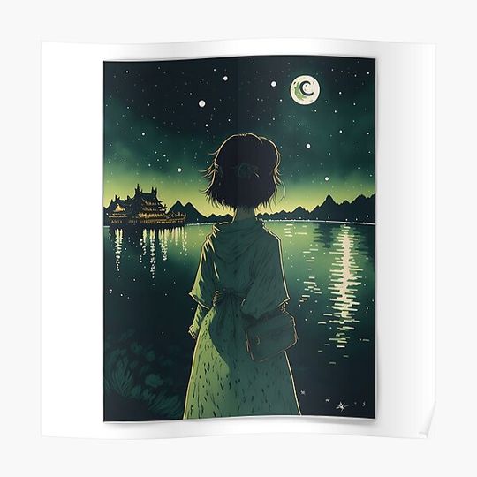 Discover Spirited Away Inspiration Poster Premium Matte Vertical Poster