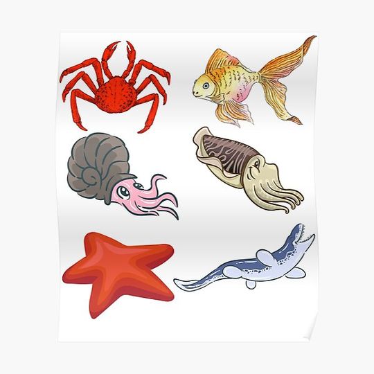 Discover weird deep sea creatures Premium Matte Vertical Poster