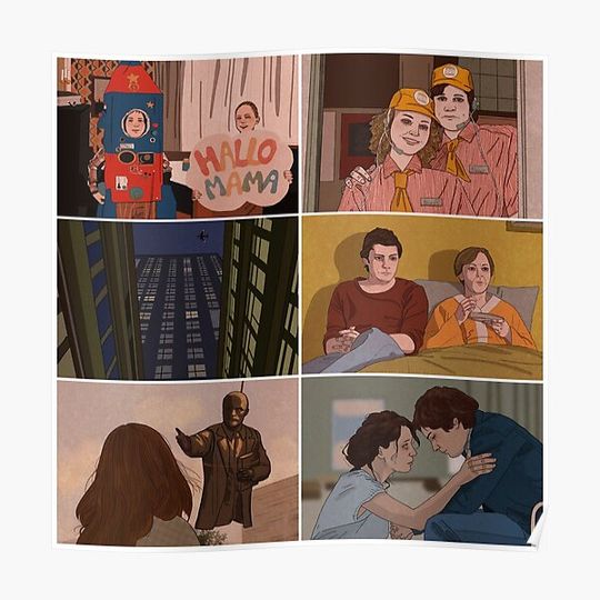 Discover Goodbye Lenin Collage Premium Matte Vertical Poster