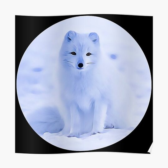 Discover Arctic Fox Premium Matte Vertical Poster