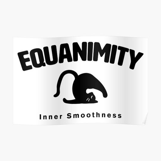 Discover EQUANIMITY | INNER SMOOTHNESS Premium Matte Vertical Poster