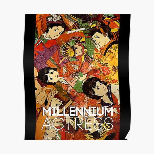 Discover Paprika  Millennium Actress 2001 Satoshi Kon Japanese Poster Premium Matte Vertical Poster