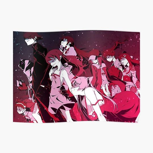 Discover monogatari - Aberrations Premium Matte Vertical Poster