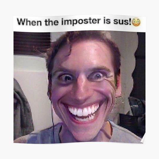 Discover When the imposter is sus! Premium Matte Vertical Poster