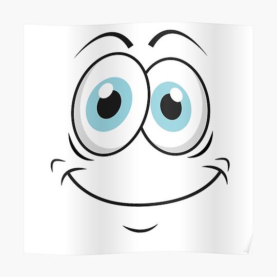 Discover smile emoji Premium Matte Vertical Poster