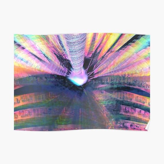 Discover Wormhole Premium Matte Vertical Poster
