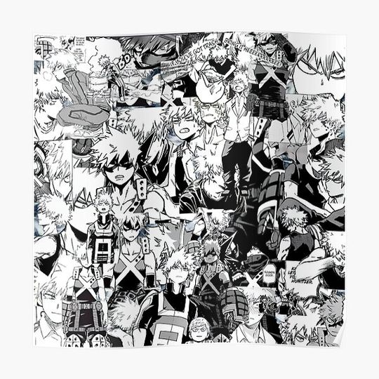 Discover Bakugos Collage Premium Matte Vertical Poster