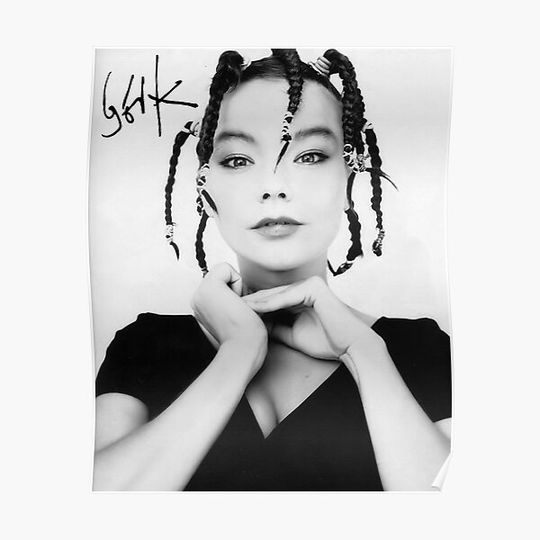Discover Bjork signed print Premium Matte Vertical Poster