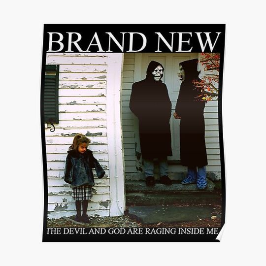 Discover Brand New The Devil and God Are Raging Inside Me Premium Matte Vertical Poster