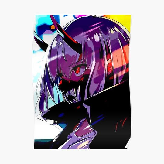Discover Darling in the Darling in the Franx: Hiro and Zero2 Premium Matte Vertical Poster