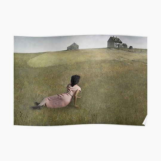 Discover Andrew Christina's World Premium Matte Vertical Poster