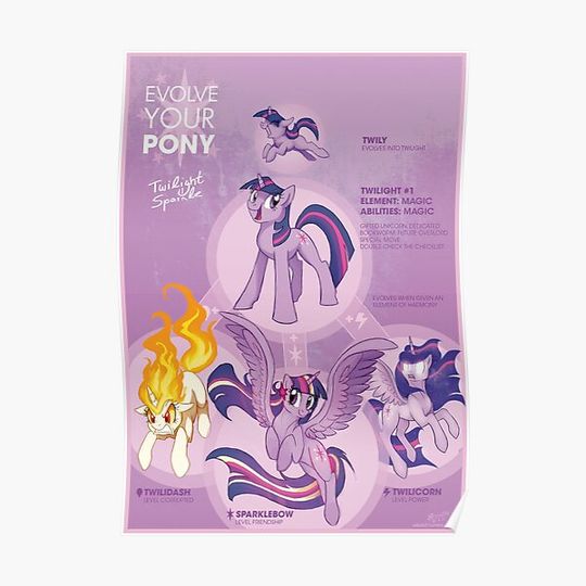 Discover EYP Twilight Sparkle Premium Matte Vertical Poster