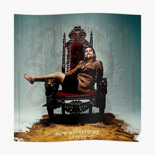 Discover I'm queen - Blak  barkaa Premium Matte Vertical Poster