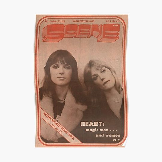 Discover ann and nancy wilson heart Premium Matte Vertical Poster