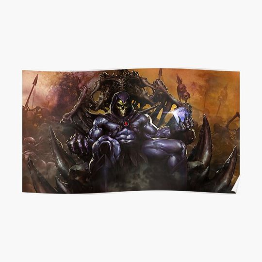 Discover Skeletor Throne Premium Matte Vertical Poster