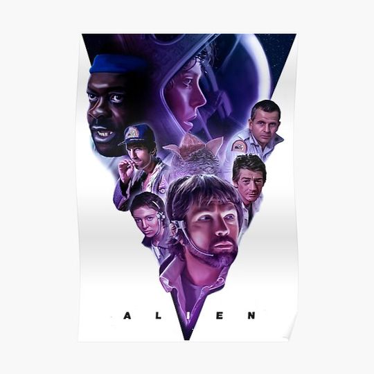 Discover Alien (1979) Premium Matte Vertical Poster