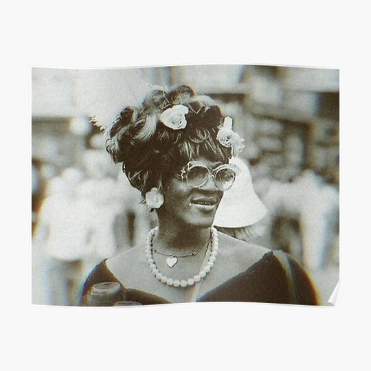Discover Marsha P Johnson - LGBTQ Icon Premium Matte Vertical Poster