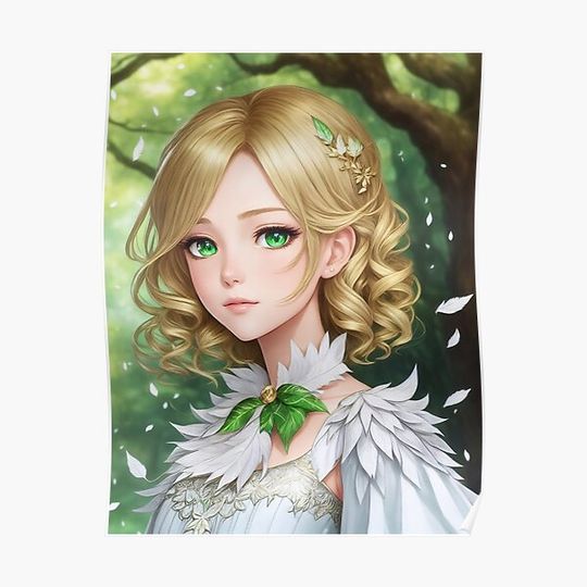 Discover forest fairy Premium Matte Vertical Poster