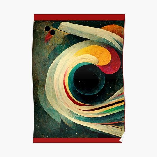Discover Abstract of Hubble Telescope Premium Matte Vertical Poster