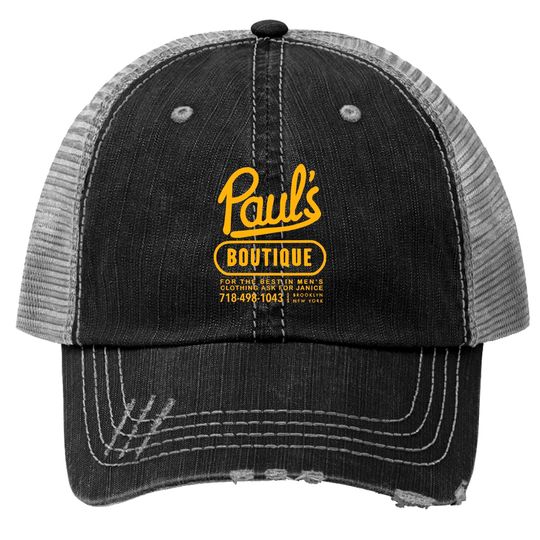 Discover Beastie Boys Pauls Boutique Beastie Classic Print Trucker Hat