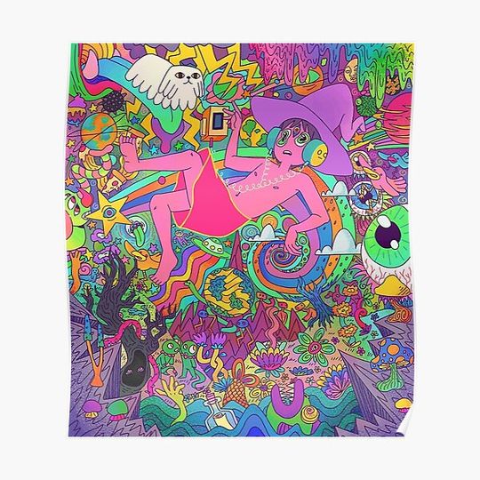 Discover The Midnight Gospel Trippy Premium Matte Vertical Poster