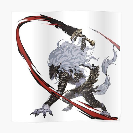 Discover Maliketh the black blade - Elden Ring Premium Matte Vertical Poster