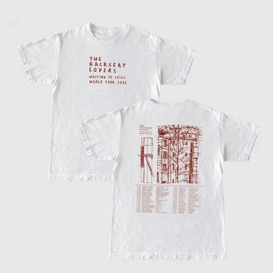 Discover The backseat lovers waiting to spill tour 2023 T-shirts