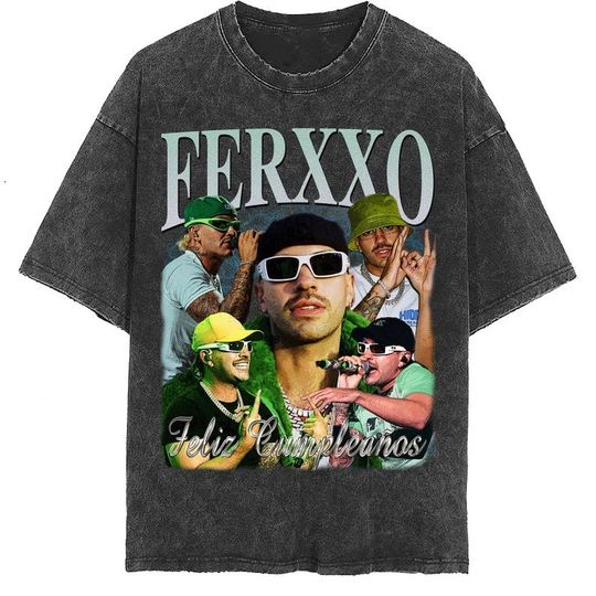 Discover Feid Ferxxo Vintage Washed Shirt