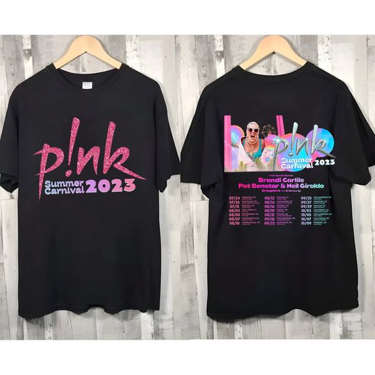 Discover P!nk Pink Singer Summer Carnival 2023 Festi Tour T shirt