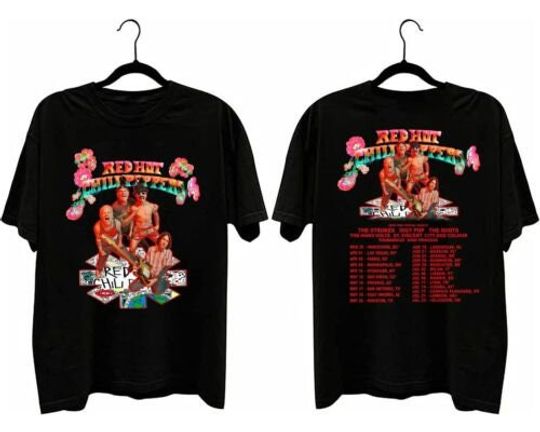 Discover Red Hot ChILI Peppers 2023 Tour Shirt Tour 2023