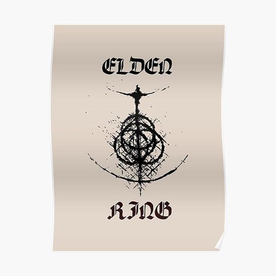 Discover Elden Ring sign Premium Matte Vertical Poster