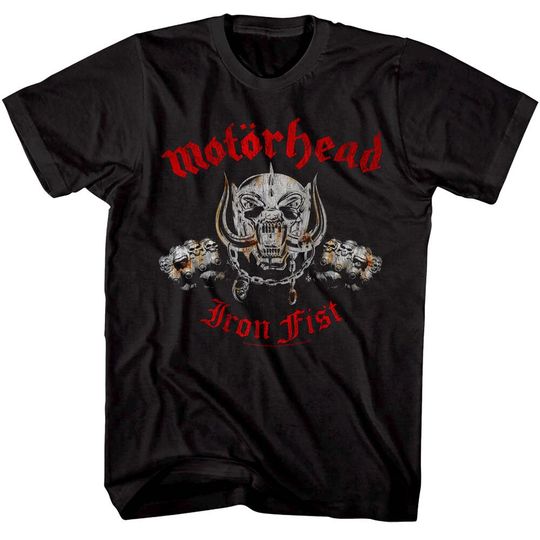 Discover Motrhead T-Shirt Iron Fist Album Tees