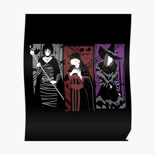 Discover Art Demons Waifus Souls Gift Men Women Premium Matte Vertical Poster