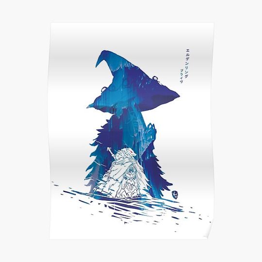 Discover The Witch Companion: Blaidd and Ranni Elden Premium Matte Vertical Poster