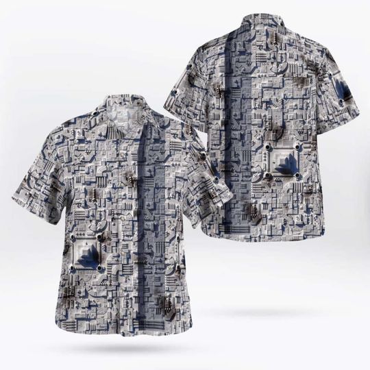 Discover Starwars Surface Of Death Star Hawaiian Shirt Summer Aloha Shirt