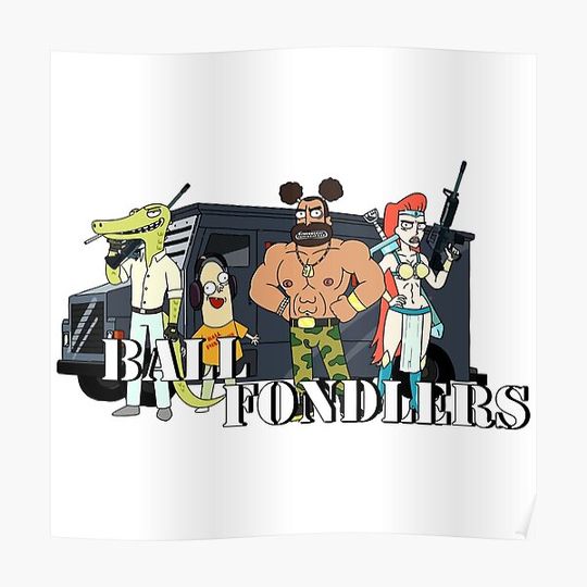 Discover Ball Fondlers Premium Matte Vertical Poster