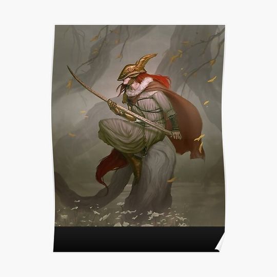Discover Elden Ring Malenia Classic Premium Matte Vertical Poster