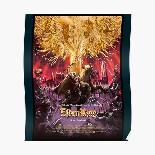 Discover Elden Ring Movie Fun Art11 Premium Matte Vertical Poster