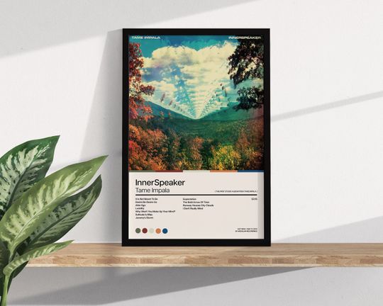 Discover InnerSpeaker - Tame Impala - Poster - Album Print - Home Decor - Wall Art