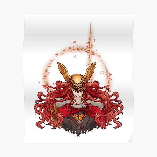 Discover Malenia Blade of Miquella Premium Matte Vertical Poster