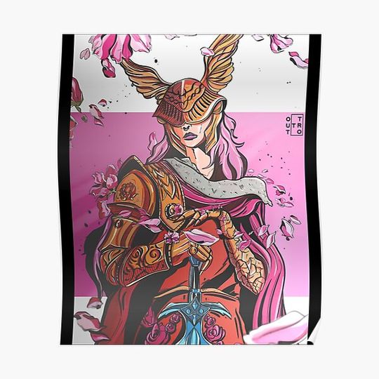 Discover Small Gifts Malenia Blade Of Miquella Elden Ring Classic Fans Premium Matte Vertical Poster