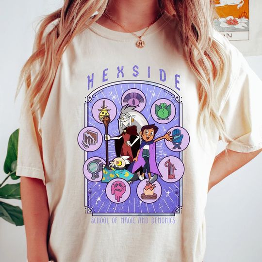 Discover Vintage Welcome to Hexside School of Magic and Demonics Shirt