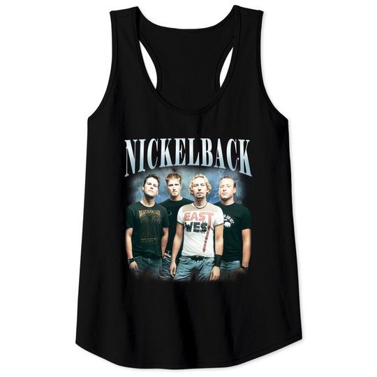 Discover Vintage Nickleback Band Tank Tops, Nickleback Get Rollin New Album Tank Tops