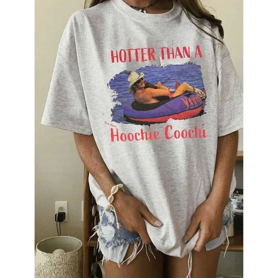 Discover Vintage Hotter Than A Hoochie Coochie Chattahoochee Alan T-Shirt